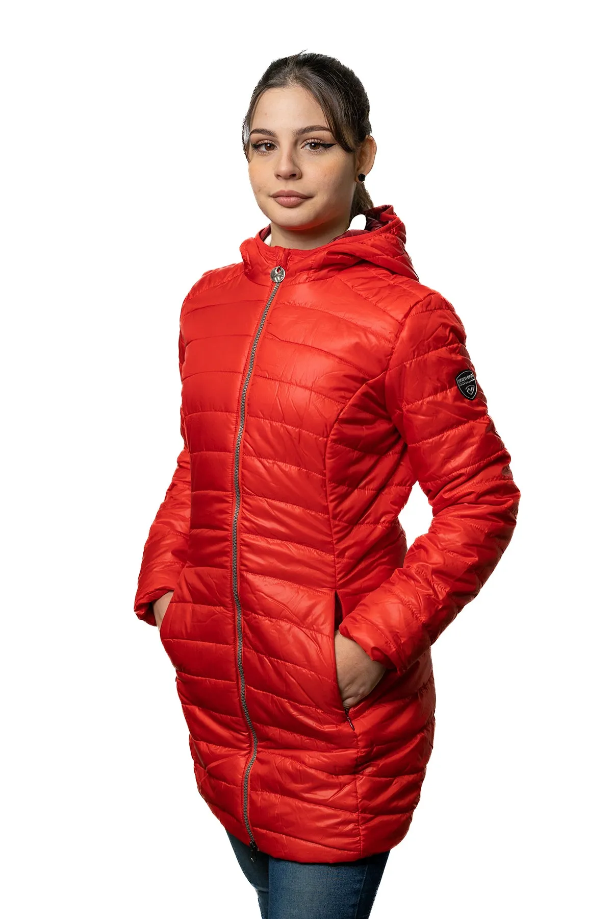 PARKA MUJER NORTHLAND JANA MICROLOFT FIRE RED 02-0801535