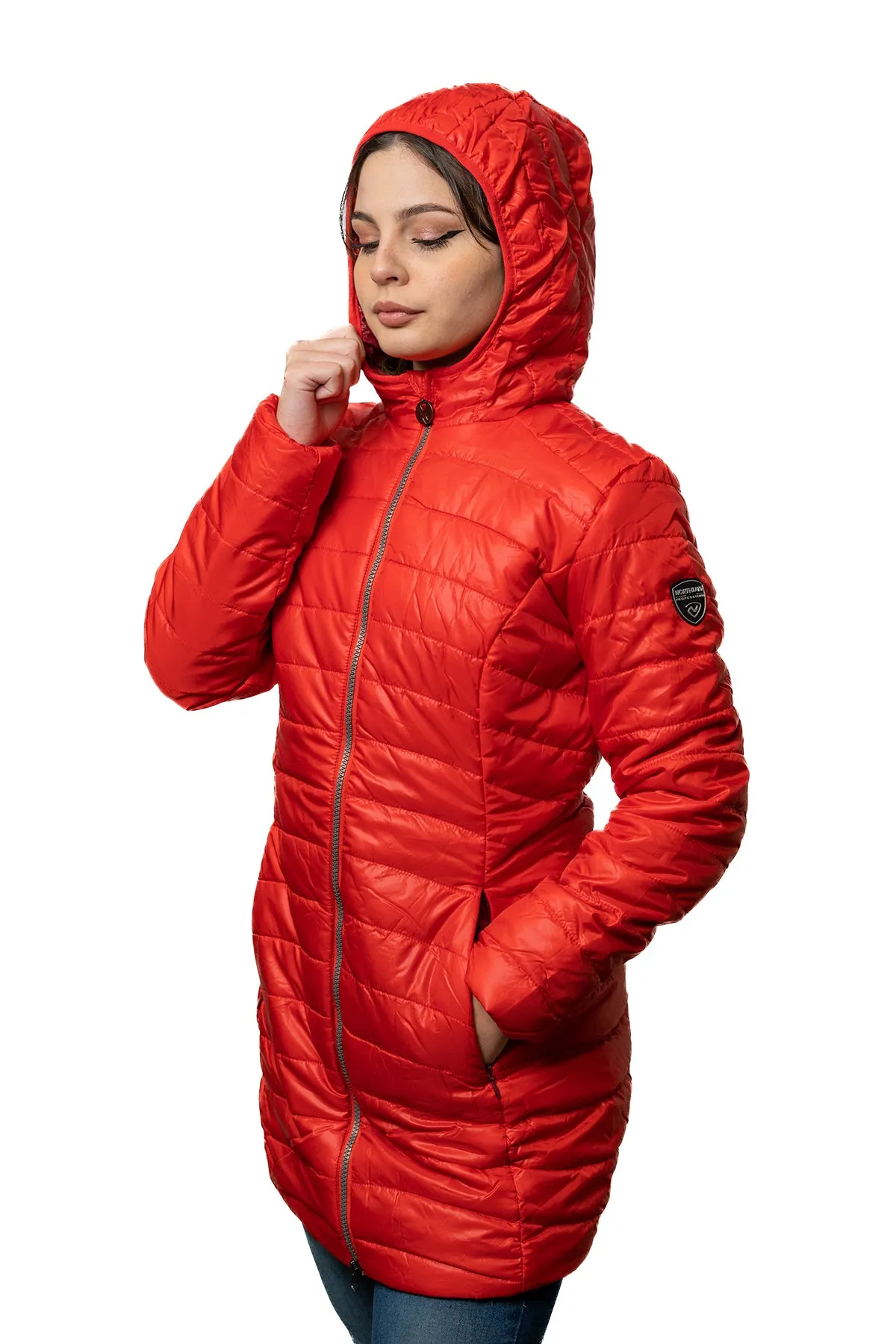 PARKA MUJER NORTHLAND JANA MICROLOFT FIRE RED 02-0801535