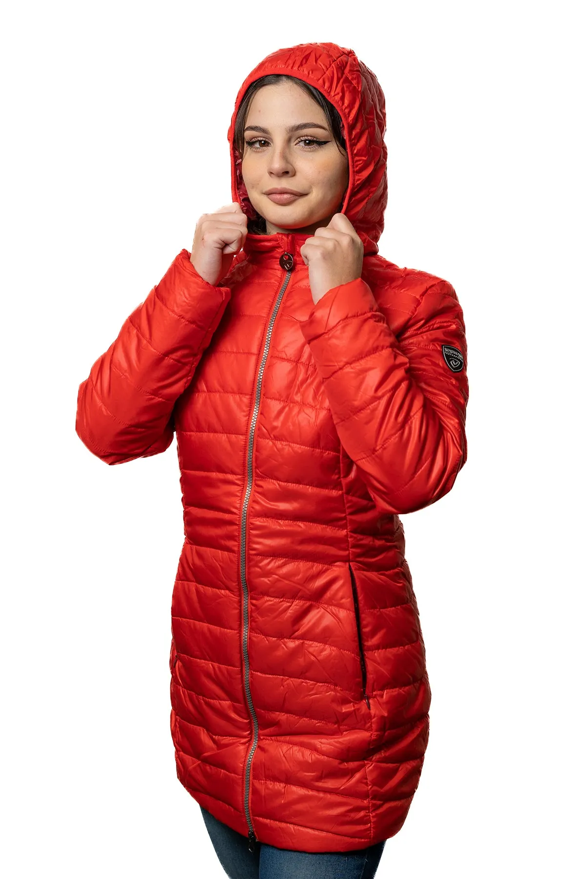 PARKA MUJER NORTHLAND JANA MICROLOFT FIRE RED 02-0801535