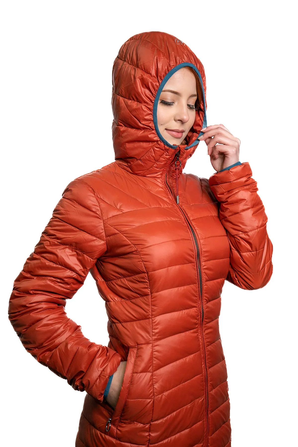 PARKA MUJER NORTHLAND TAJA PLUMA 90/10 BRICK 02-0752485