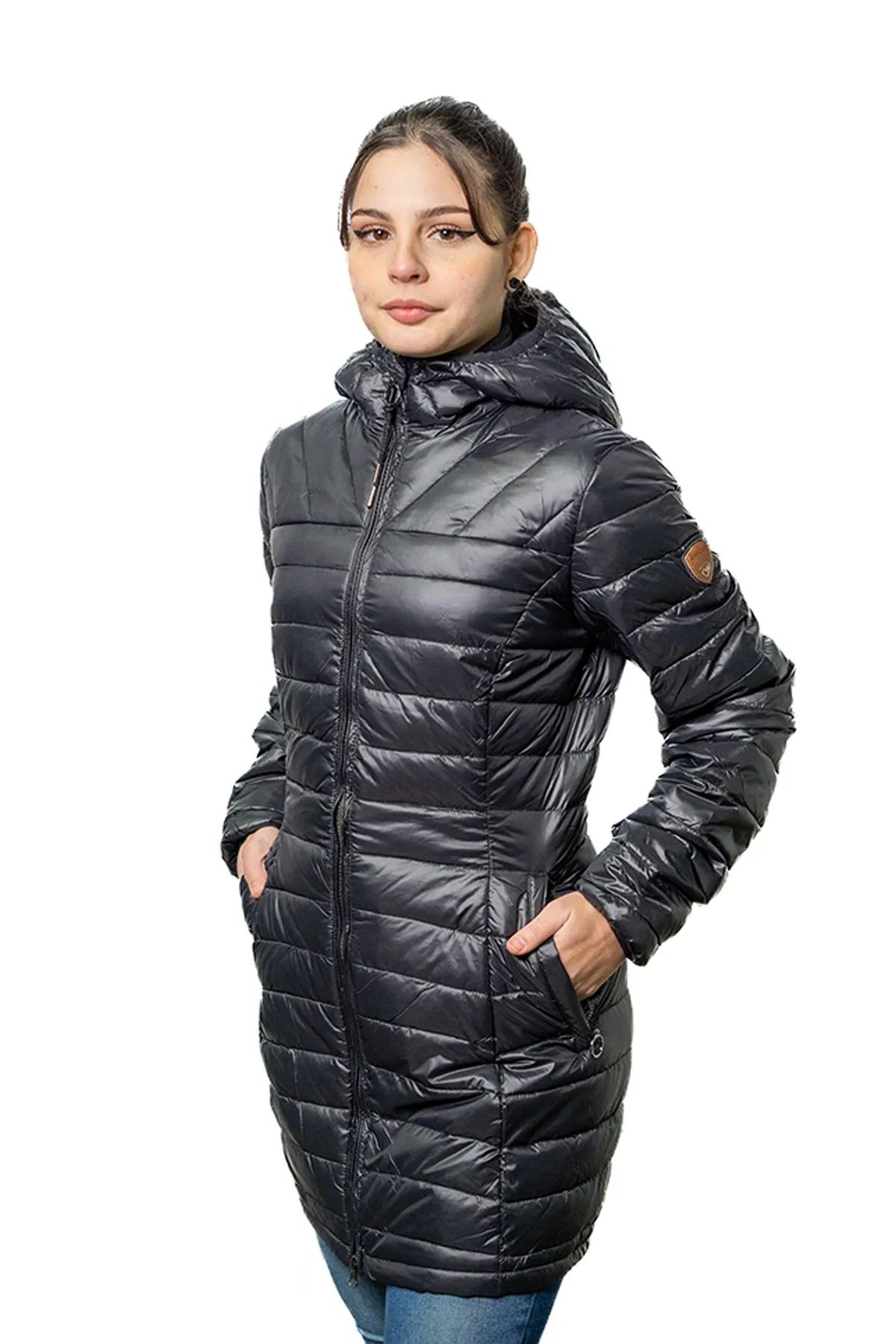 PARKA MUJER NORTHLAND TAJA PLUMA 90/10 NEGRO 02-075241