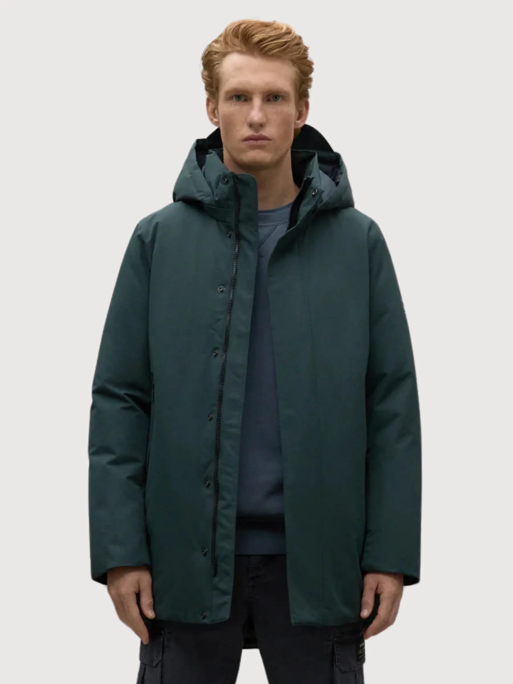 Parko Woodland Green Man Jacket | Ecoalf