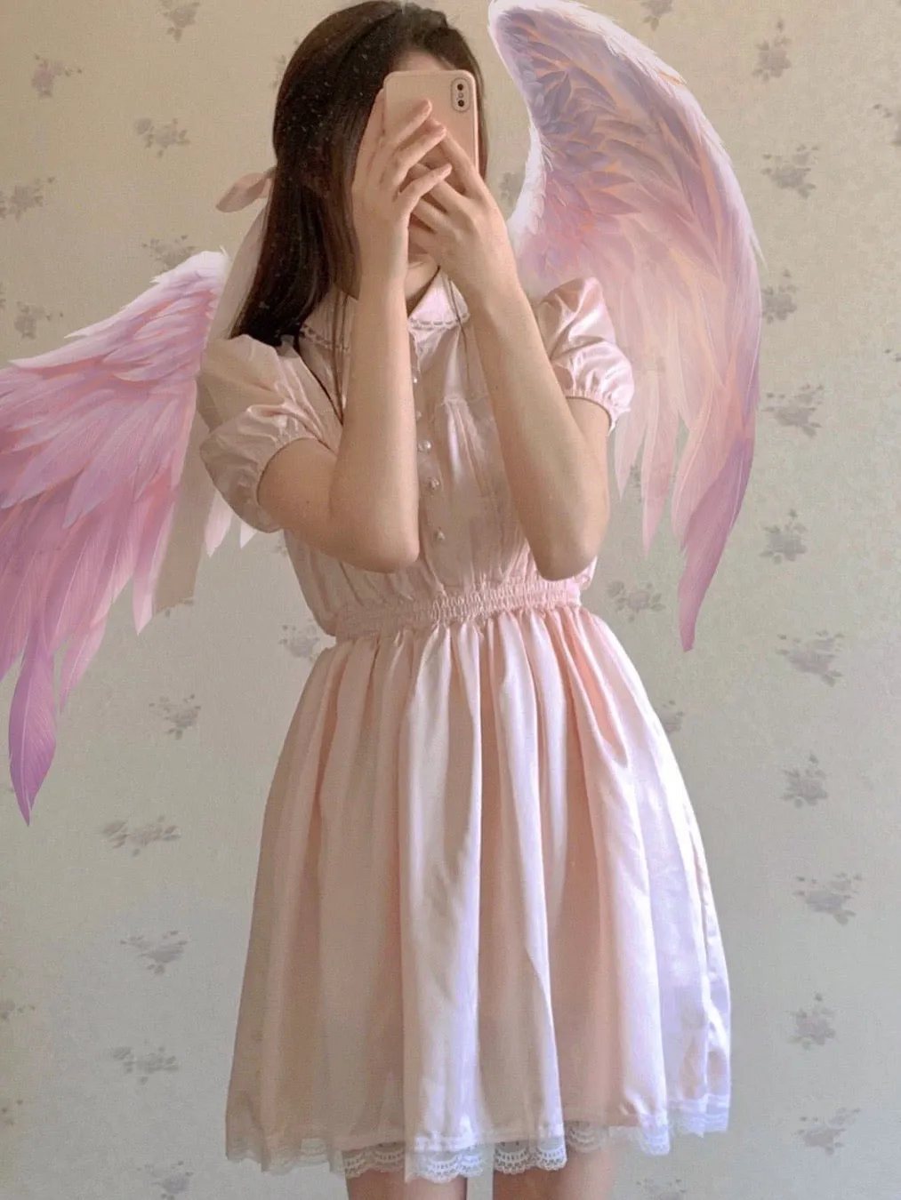 [Premium Selected] Midsummer night dream babydoll satin dress