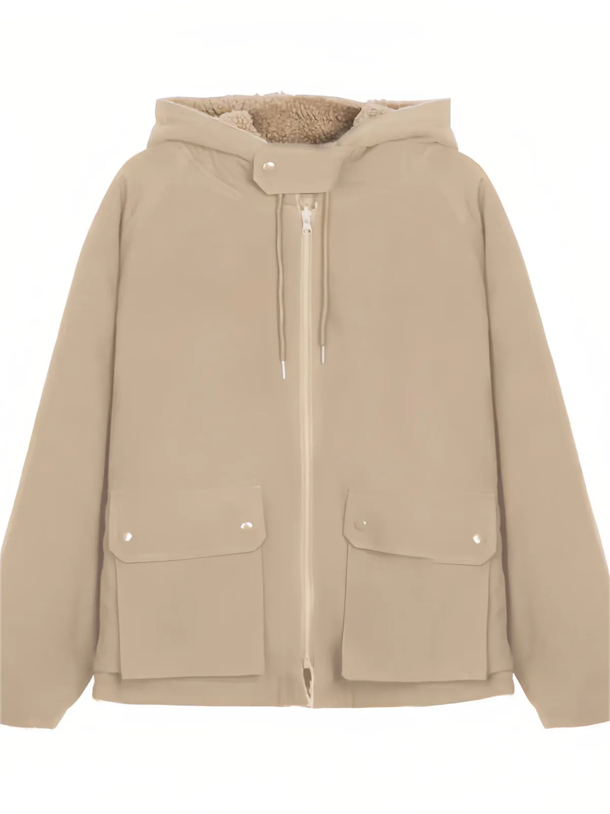 Raja Parka | Cozy Oversized Omkeerbare Fleece Parka