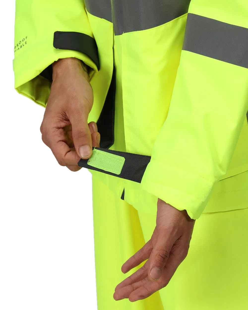 Regatta Mens Hi-Vis Waterproof Reflective Parka Jacket