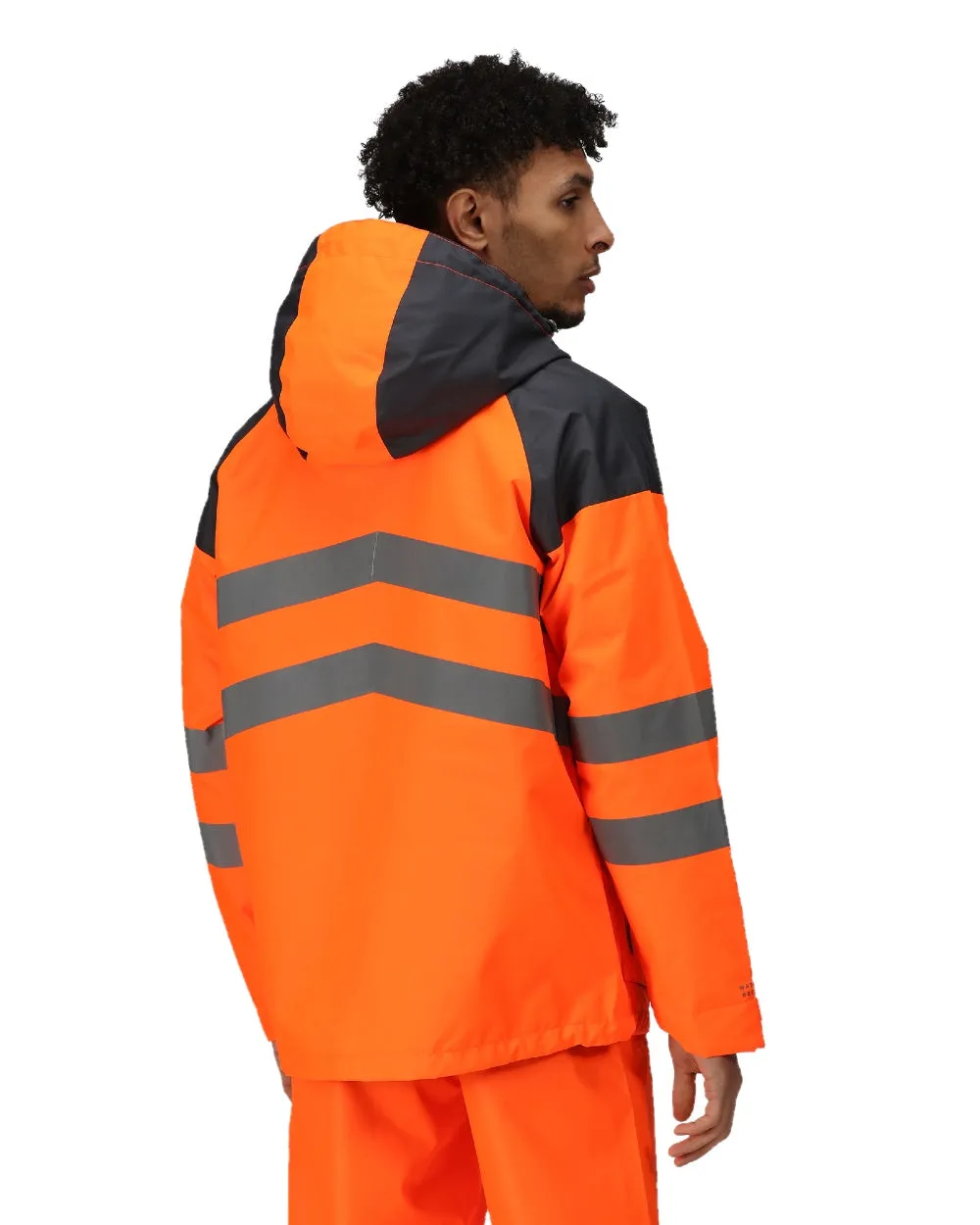 Regatta Mens Hi-Vis Waterproof Reflective Parka Jacket