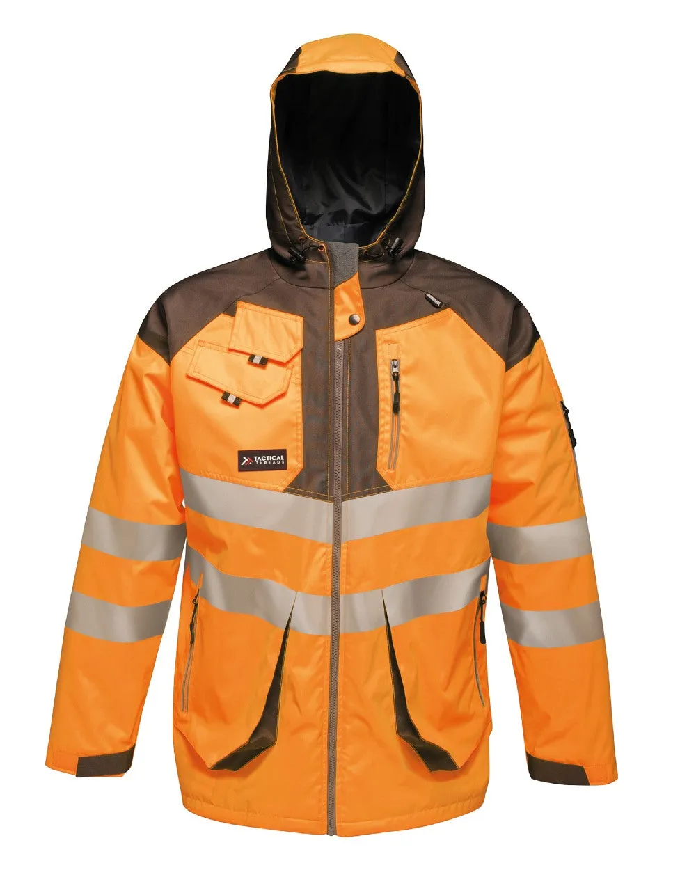 Regatta Mens Hi-Vis Waterproof Reflective Parka Jacket