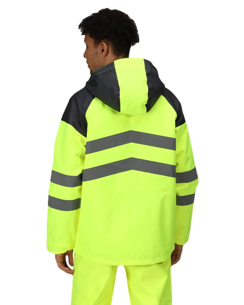 Regatta Mens Hi-Vis Waterproof Reflective Parka Jacket