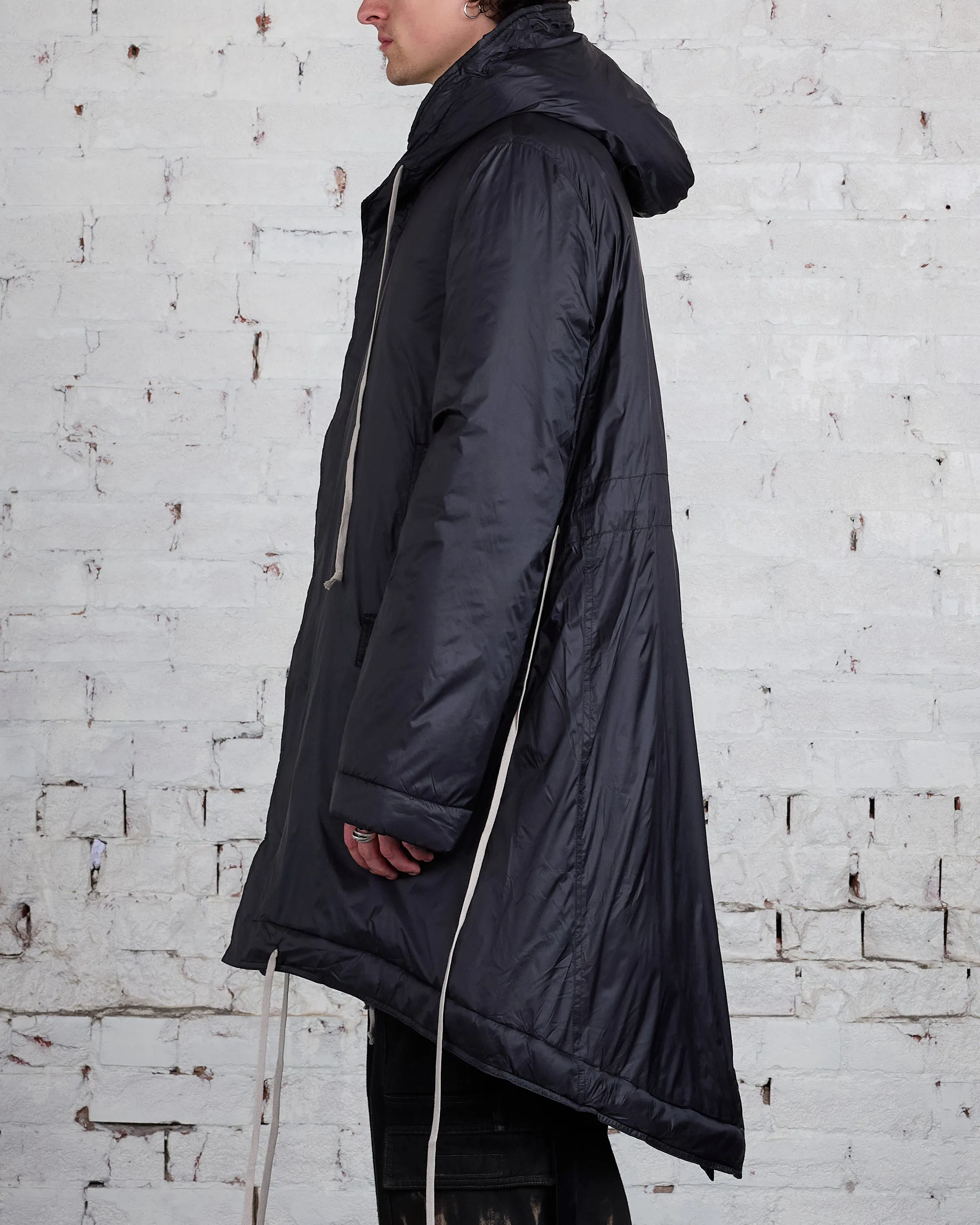 Rick Owens DRKSHDW Fishtail Parka Recycled Nylon Black