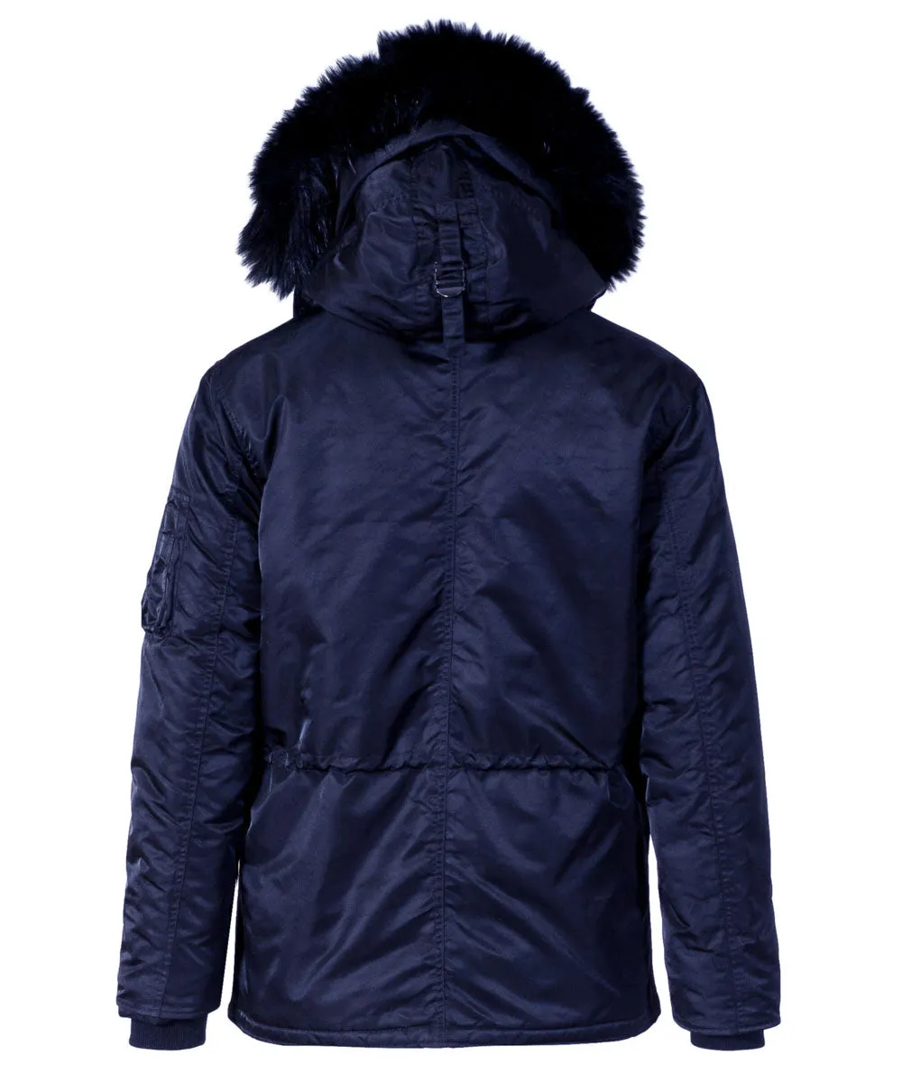 Schott NYC Men’s N-3B Parka - Navy