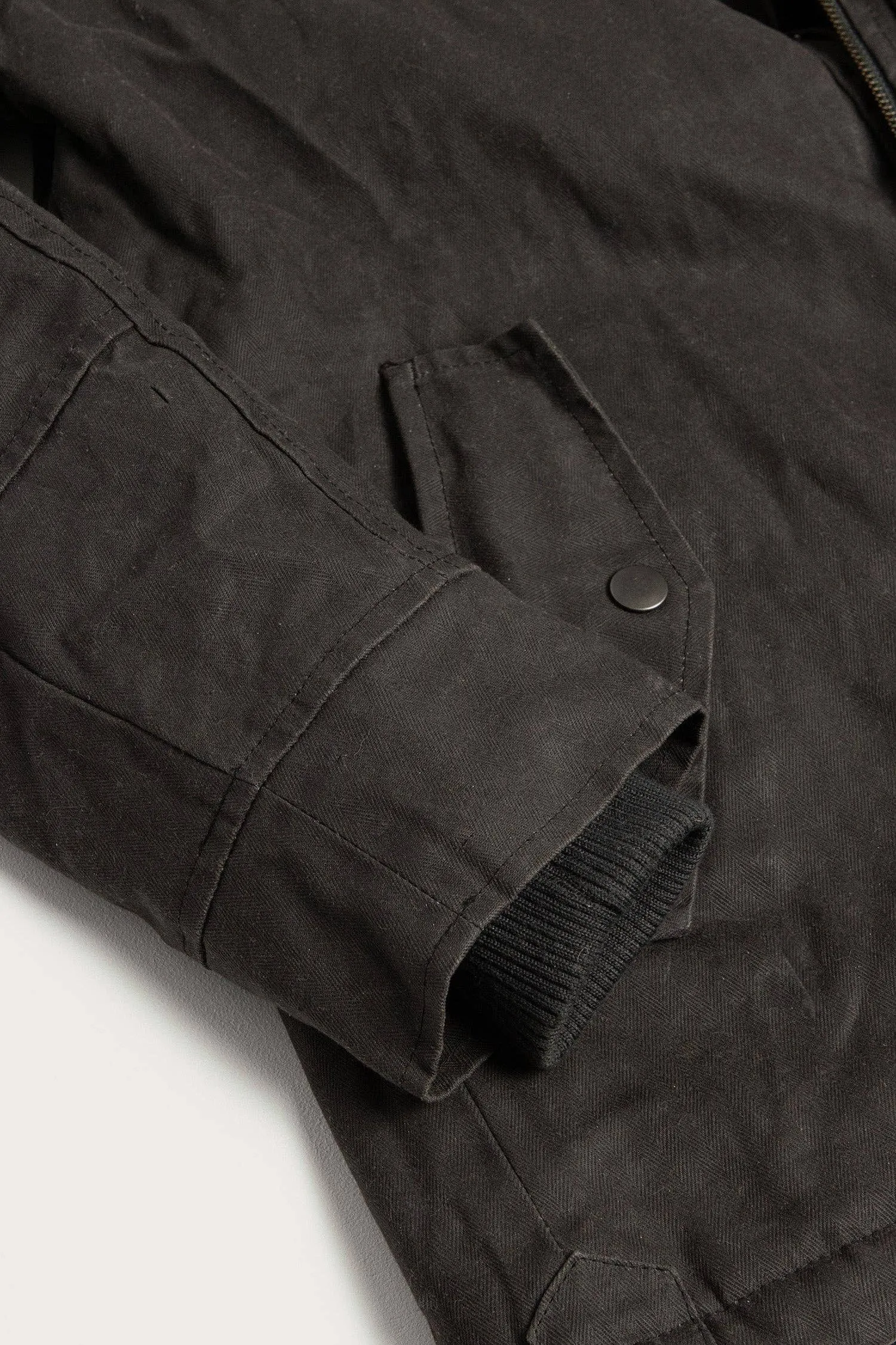 Sequoia Parka / Charcoal Waxed Canvas