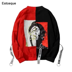 Thin Girl Windbreaker Outwear Bomber Jackets