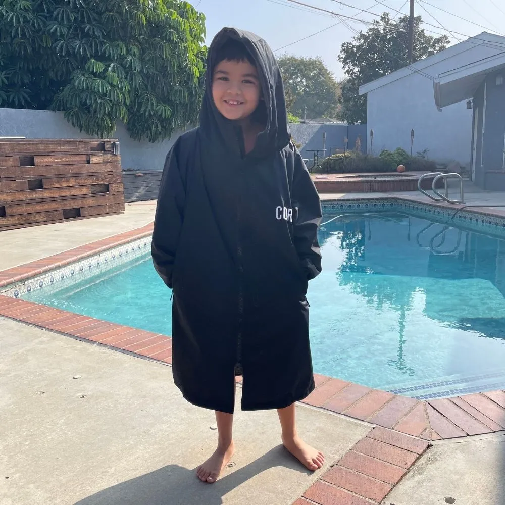 Waterproof Swim Parka | XS-XL (Black)