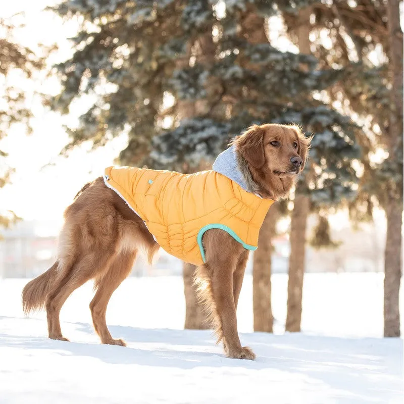 Winter Sailor Parka - Yellow: Bright Style Meets Cozy Warmth