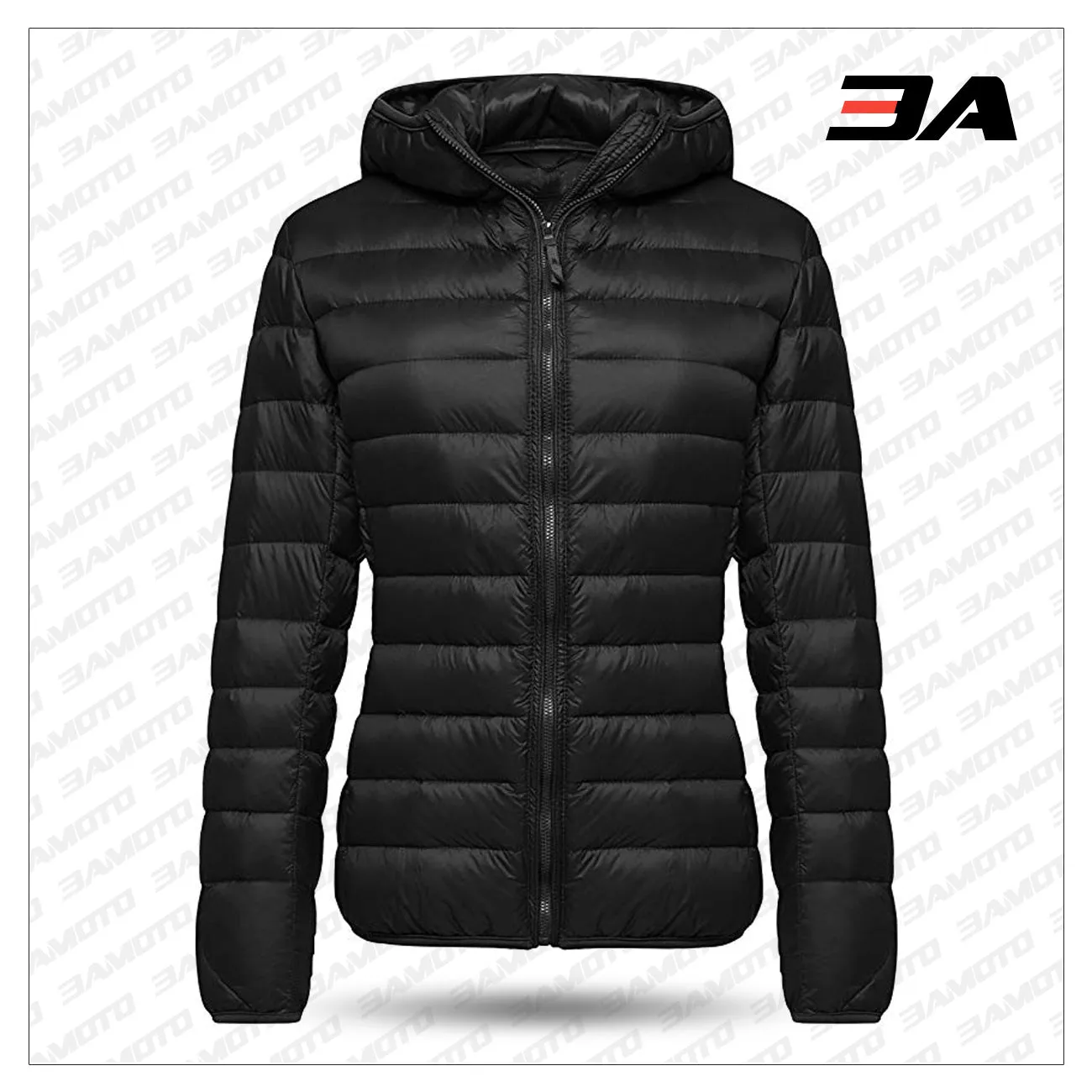 Women Hooded Down Jacket Puffer Bubble Coat Packable Light Parka